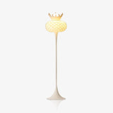 Modern Aluvia Crown Torchiere Floor Lamp for Elegant Indoor Home Lighting
