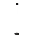 Modern Ripple and Sunset Red Ambient Floor Lamp Contemporary LED Standing Accent Light