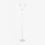 Modern Ripple and Sunset Red Ambient Floor Lamp Contemporary LED Standing Accent Light