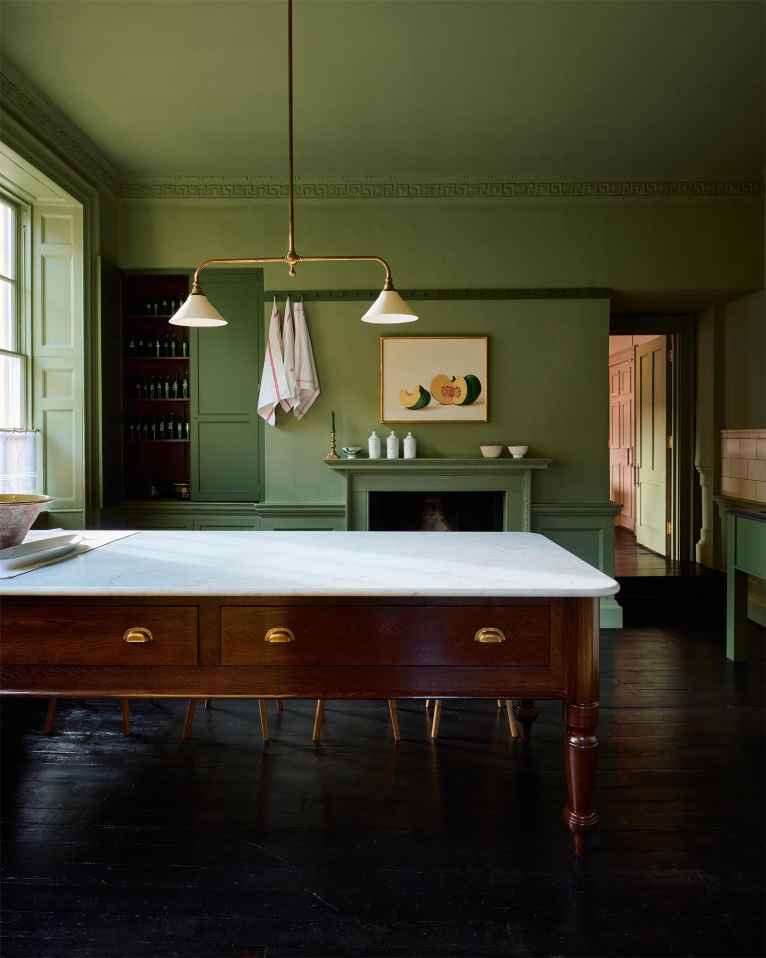 modern-linear-brass-chandelier-with-white-ceramic-shades-for-kitchen-island-and-dining-room