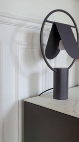 Modern Anae Metal Table Lamp with Matte Finish for Contemporary Bedrooms and Offices