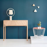 Modern Anae Metal Table Lamp with Matte Finish for Contemporary Bedrooms and Offices