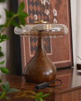 vintage-style-brass-and-walnut-wood-table-lamp-with-cognac-glass-shade