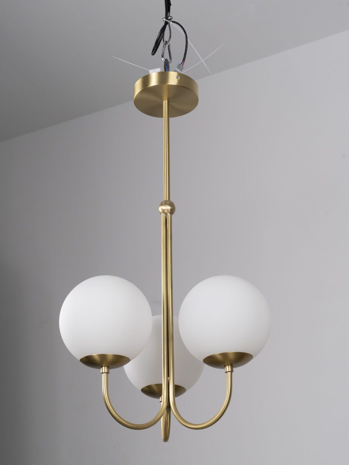 mid-century-modern-triple-angle-brass-pendant-lamp-with-opal-glass-globe-shade
