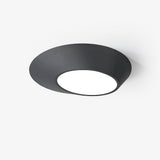 Modern Angled LED Flush Mount Ceiling Light with Geometric Inclined Design