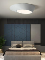 Modern Angled LED Flush Mount Ceiling Light with Geometric Inclined Design