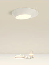 Modern Angled LED Flush Mount Ceiling Light with Geometric Inclined Design