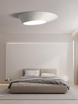 Modern Angled LED Flush Mount Ceiling Light with Geometric Inclined Design