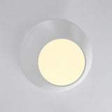 Modern Angled LED Flush Mount Ceiling Light with Geometric Inclined Design