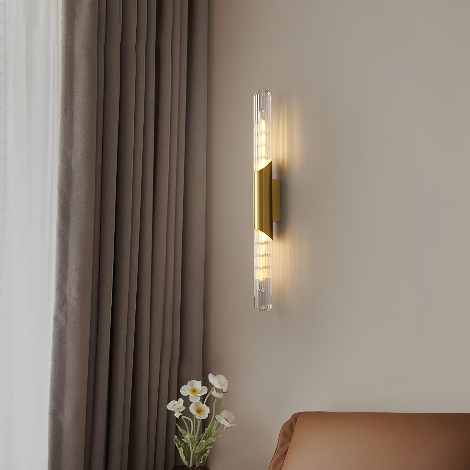 contemporary-brass-and-glass-cylinder-bathroom-vanity-wall-sconce-light