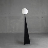 Modern Geometric Apex Sphere Floor Lamp with Tapered Base for Living Room Office