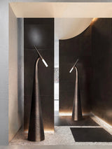 Modern Apex Texture Ambient LED Floor Lamp for Elegant Home and Office Lighting