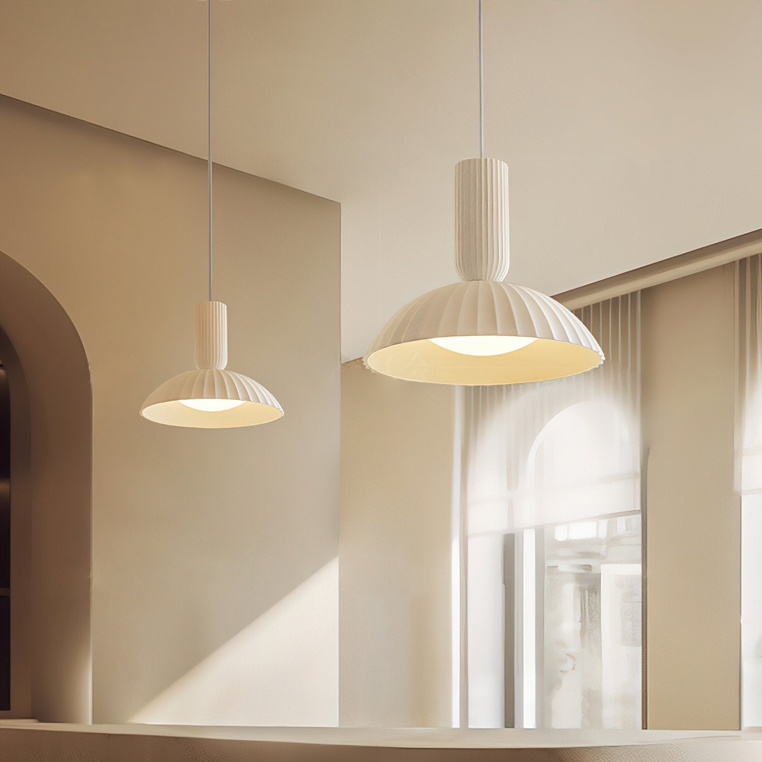 modern-fluted-resin-pendant-lamp-french-classical-art-integrated-led-hanging-light