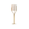 Elegant Brass Arborescence Floor Lamp Contemporary Reading Light with Cloth Shade
