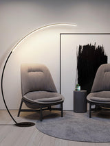 Modern LED Arc Floor Lamp Minimalist Standing Accent Light for Living Room