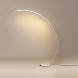 Modern LED Arc Floor Lamp Minimalist Standing Accent Light for Living Room