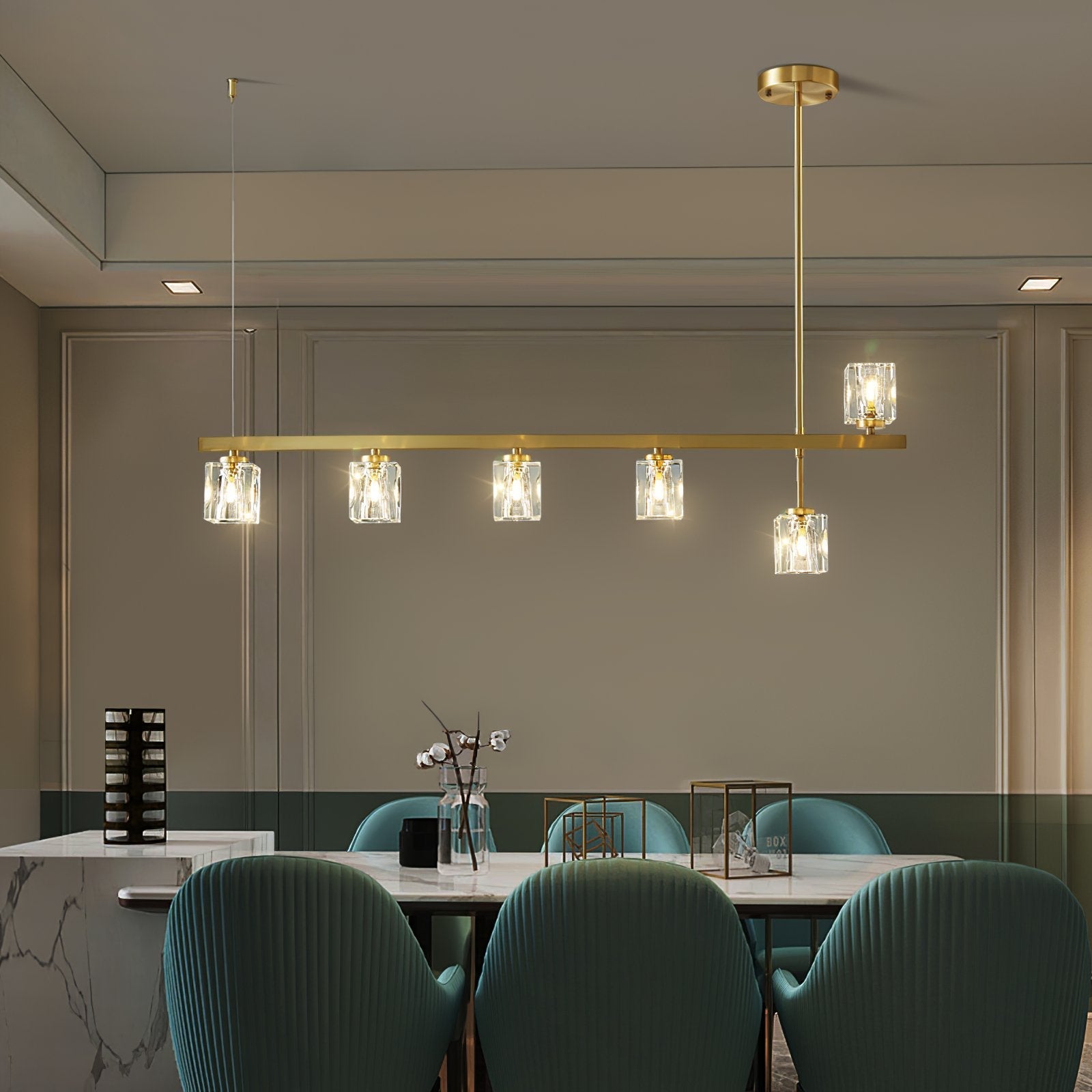 luxury-arcachon-brass-and-crystal-cube-chandelier-linear-pendant-for-kitchen-island
