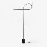 Modern Industrial Arcane Orb Glass Globe Floor Lamp with Metal Frame