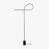 Modern Industrial Arcane Orb Glass Globe Floor Lamp with Metal Frame