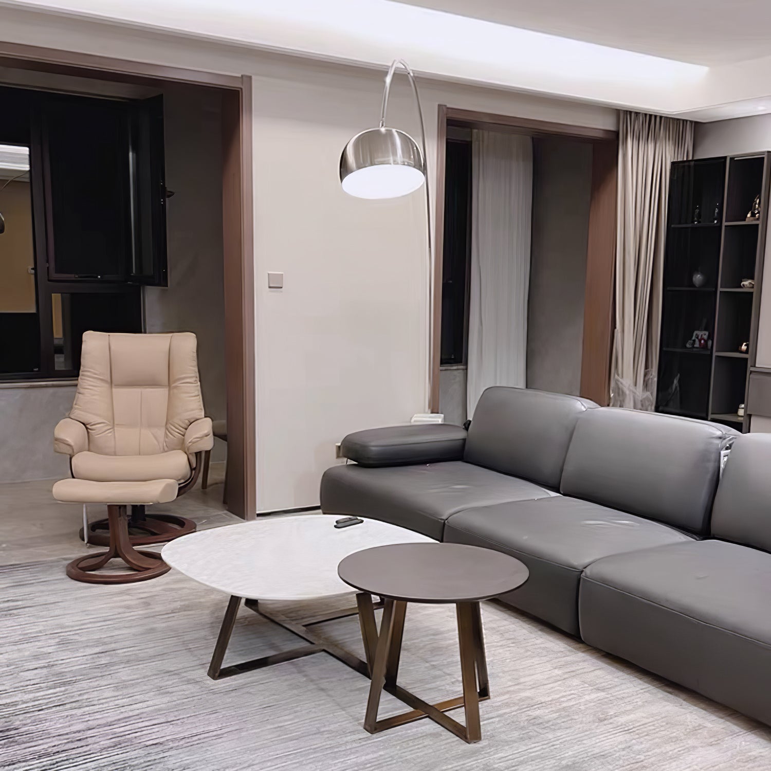 modern-arched-stainless-steel-floor-lamp-with-white-marble-base-for-living-room-and-office-polished-silver