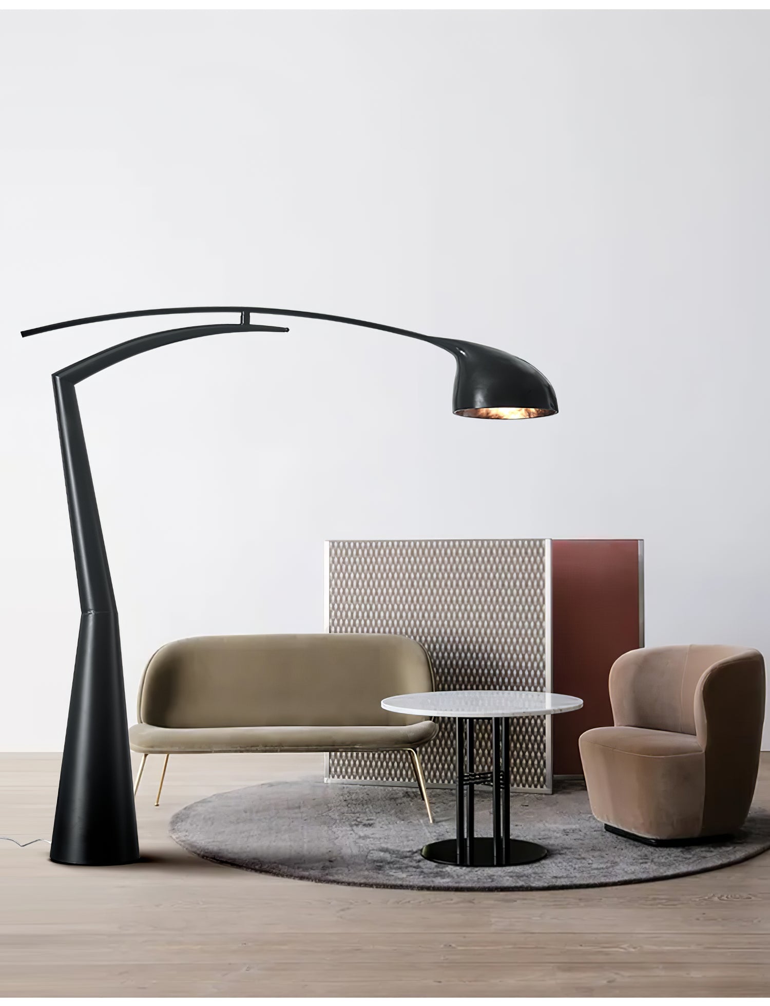 contemporary-sculptural-arc-floor-lamp-in-matte-black-for-modern-living-rooms