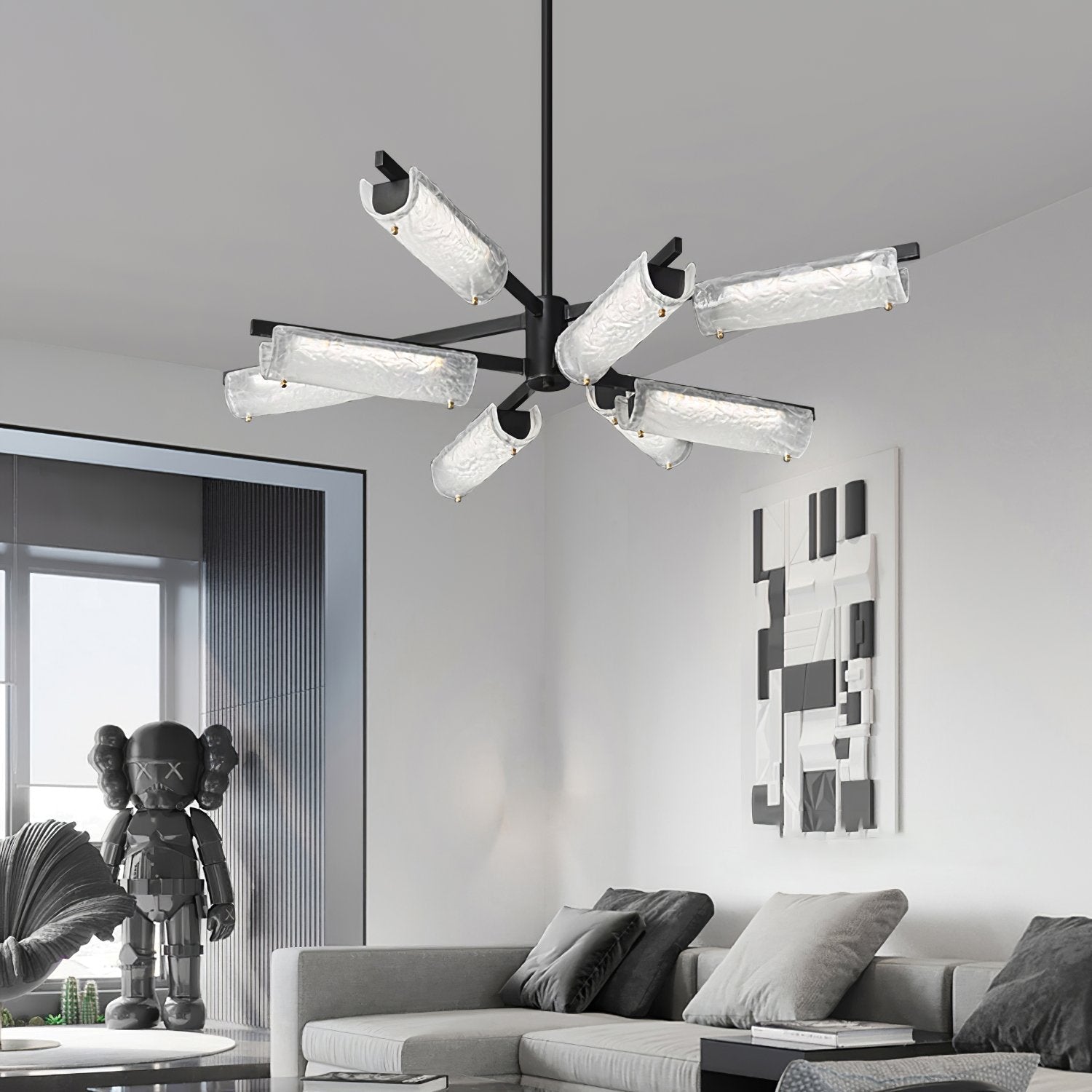 ariel-modern-brass-led-chandelier-with-tubular-glass-shades-and-three-color-changing-mode