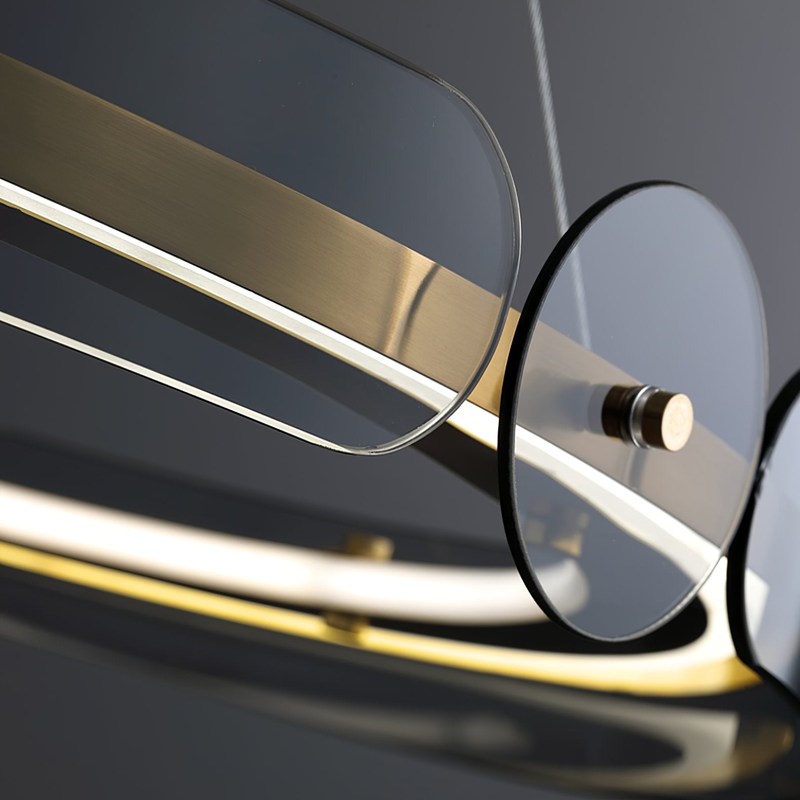 modern-gold-round-led-pendant-light-with-smoke-gray-glass-for-dining-room