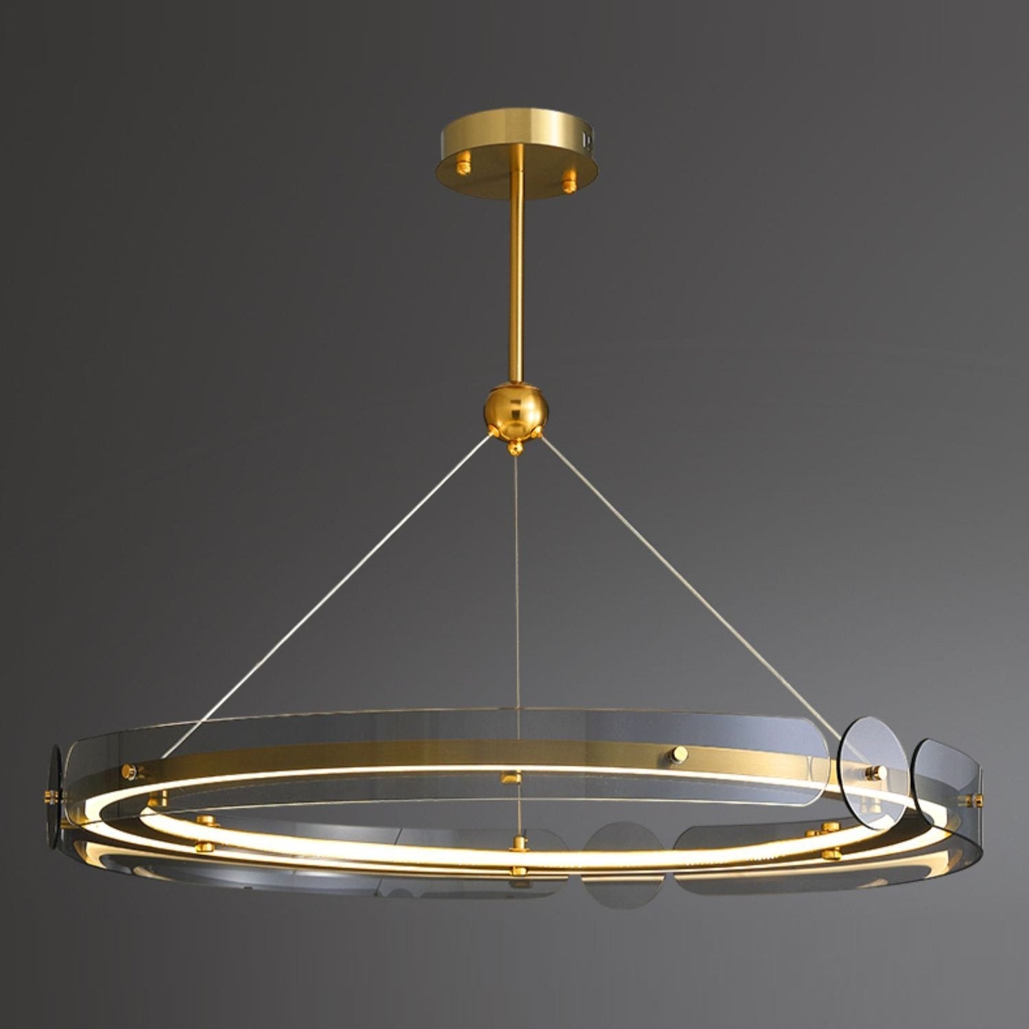modern-gold-round-led-pendant-light-with-smoke-gray-glass-for-dining-room