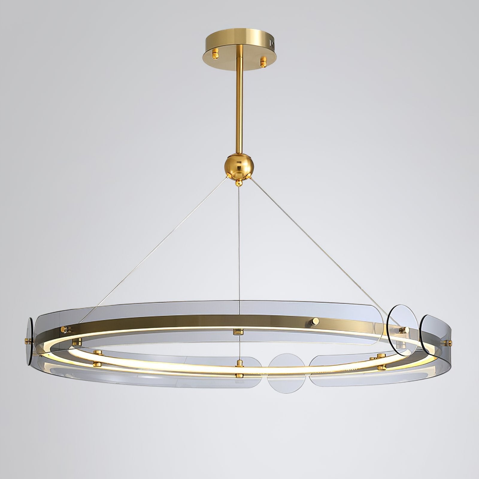 modern-gold-round-led-pendant-light-with-smoke-gray-glass-for-dining-room