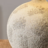 Arosa Modern Ceramic Table Lamp with Fabric Shade and Natural Textured Base Reading Light