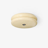Vintage Art Deco Integrated LED Flush Mount Ceiling Light for Modern Interiors