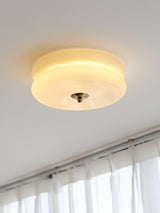 Vintage Art Deco Integrated LED Flush Mount Ceiling Light for Modern Interiors