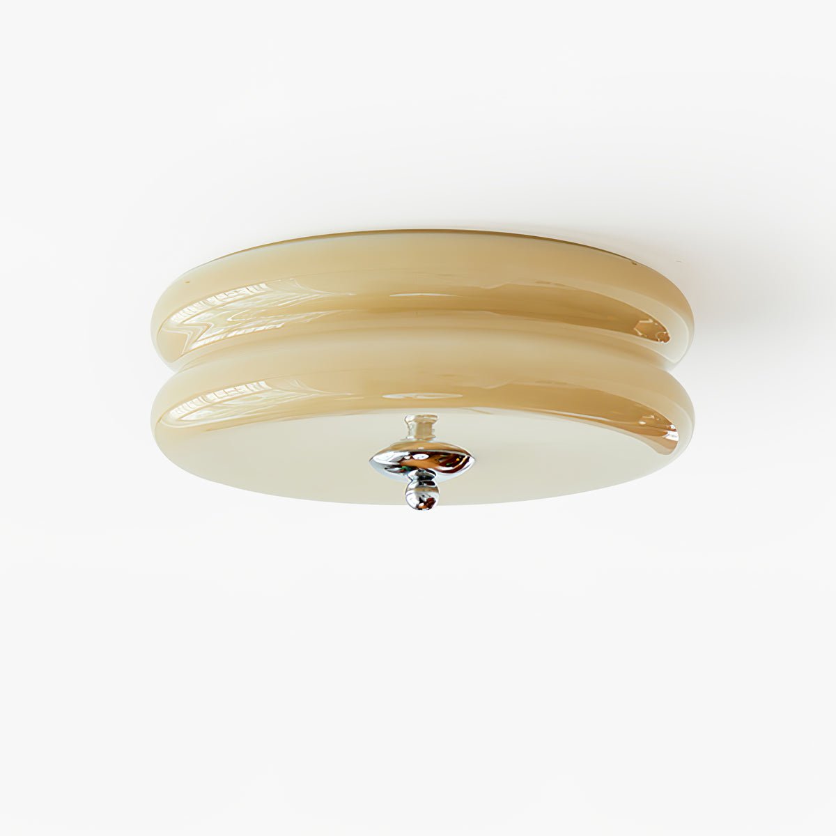 Vintage Art Deco Integrated LED Flush Mount Ceiling Light for Modern Interiors