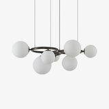 contemporary-brass-frame-chandelier-with-white-glass-shades-modern-multi-head-ceiling-light