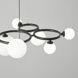 contemporary-brass-frame-chandelier-with-white-glass-shades-modern-multi-head-ceiling-light
