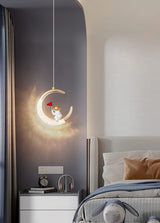 modern-astronaut-moon-resin-led-pendant-light-rose-gold-acrylic-kids-bedroom-lamp
