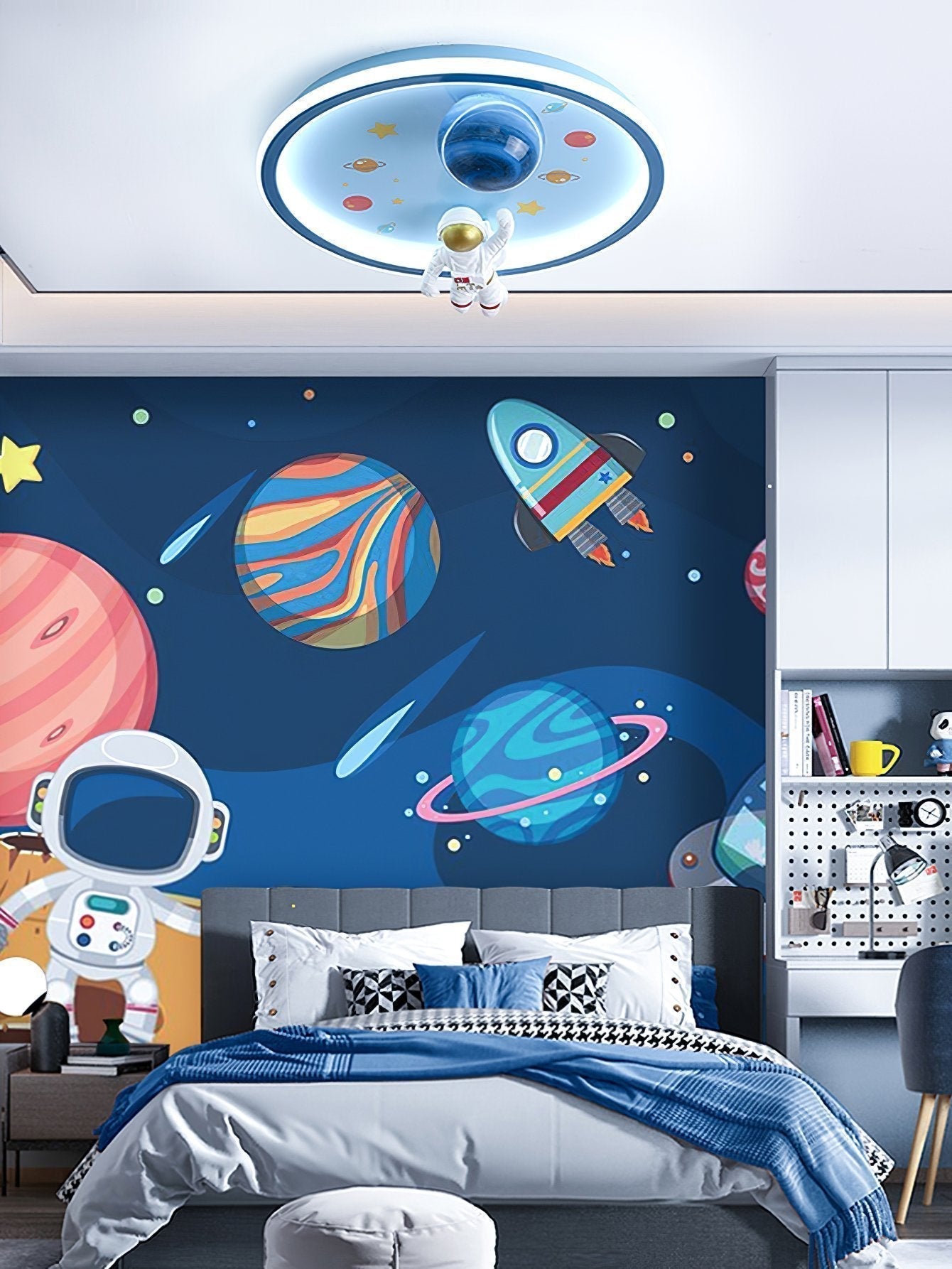 astronaut-and-planet-led-ceiling-light-for-children-room-space-theme-decor