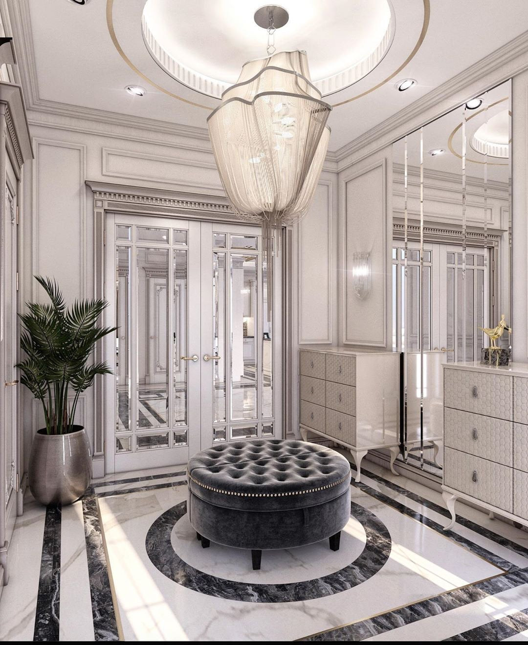 luxury-nickel-draped-chain-chandelier-atlantis-style-pendant-light