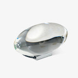 Atman Modern Crystal Oval LED Table Lamp for Bedside and Accent Lighting