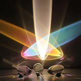 Atman Modern Crystal Oval LED Table Lamp for Bedside and Accent Lighting
