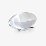 Atman Modern Crystal Oval LED Table Lamp for Bedside and Accent Lighting