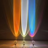 Atman Modern Crystal Oval LED Table Lamp for Bedside and Accent Lighting