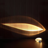 Atman Modern Crystal Oval LED Table Lamp for Bedside and Accent Lighting