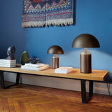 Modern Geometric Atollo Metal Table Lamp Mushroom Shape Accent Desk Light
