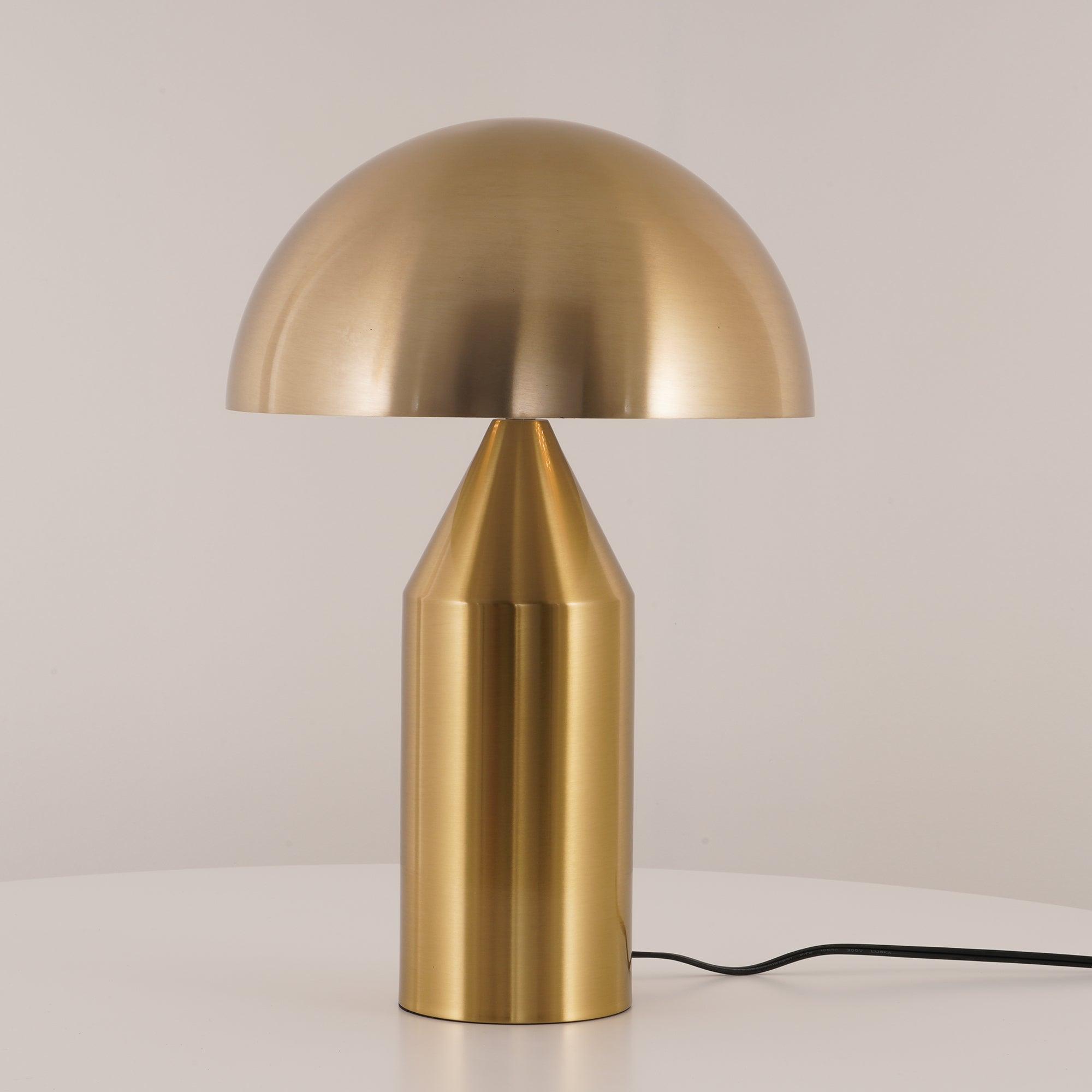 Modern Geometric Atollo Metal Table Lamp Mushroom Shape Accent Desk Light