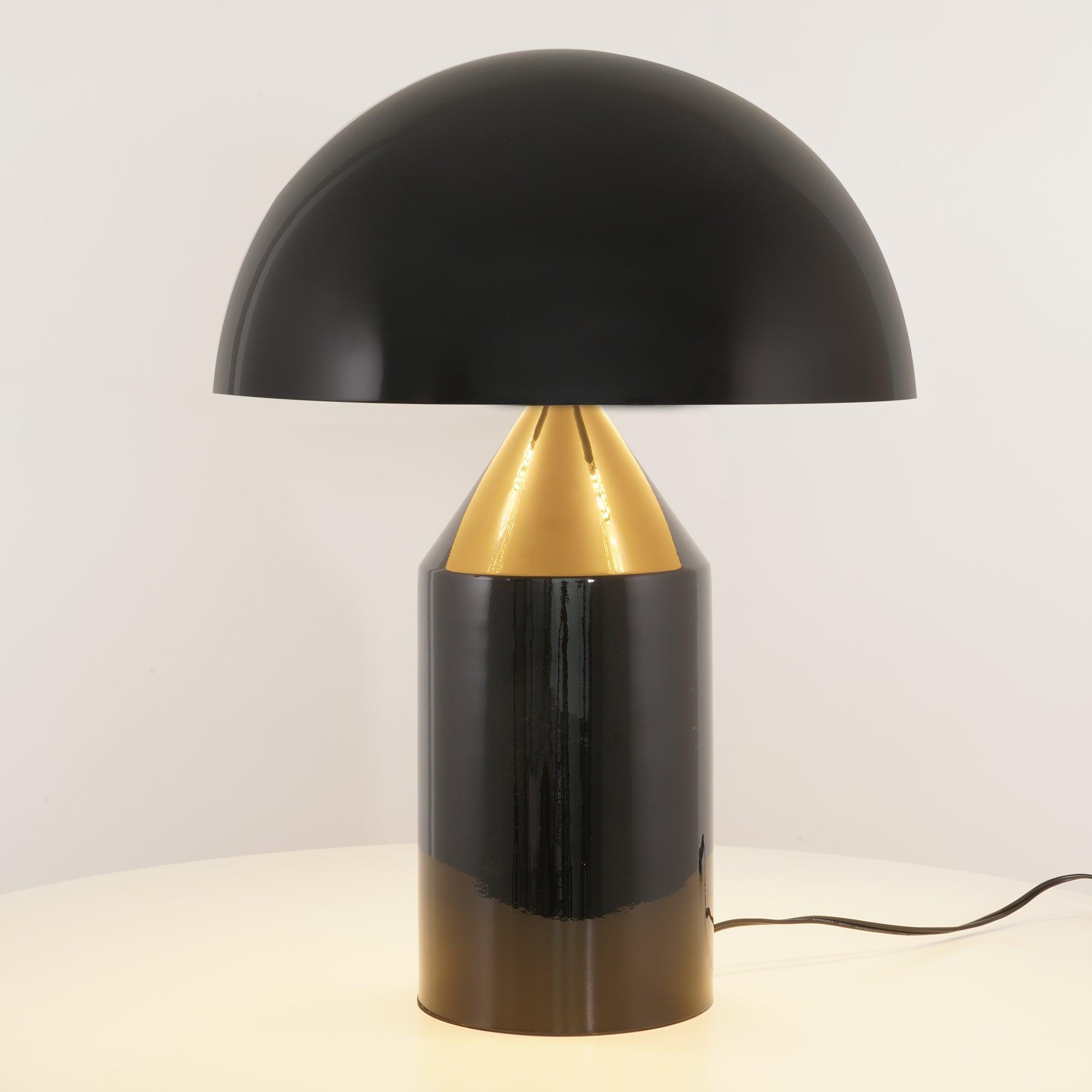 Modern Geometric Atollo Metal Table Lamp Mushroom Shape Accent Desk Light