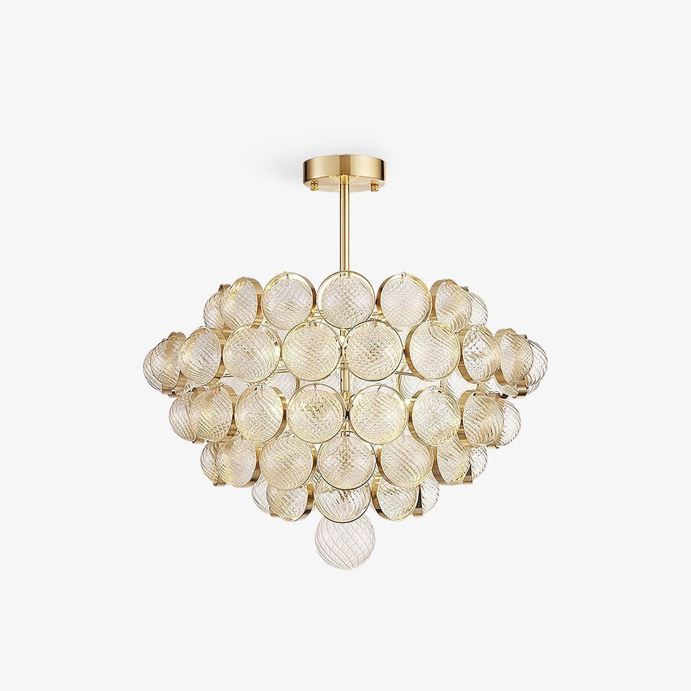 luxury-modern-glass-sphere-chandelier-with-spiral-ribbed-texture-and-satin-gold-finish