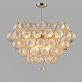 luxury-modern-glass-sphere-chandelier-with-spiral-ribbed-texture-and-satin-gold-finish