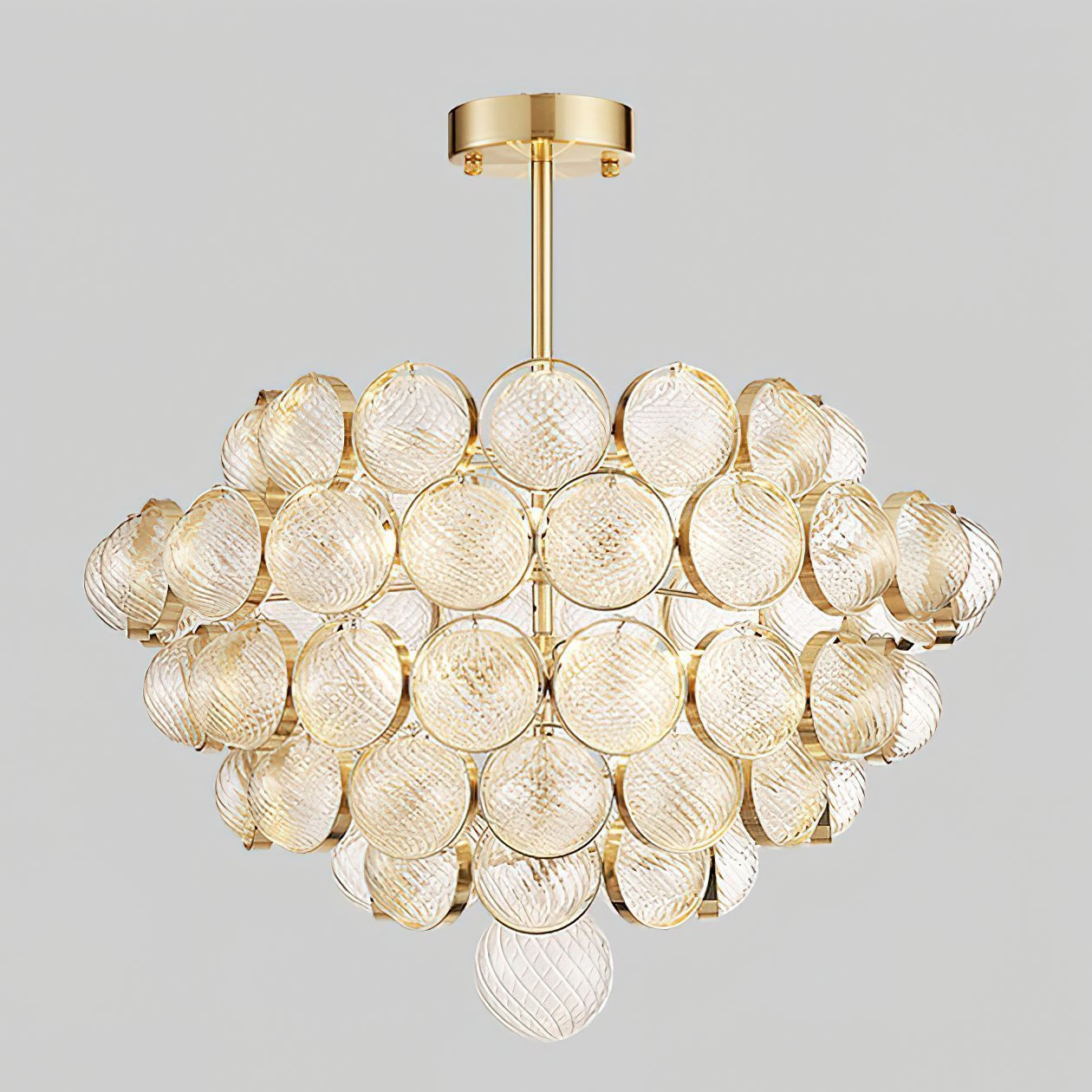 luxury-modern-glass-sphere-chandelier-with-spiral-ribbed-texture-and-satin-gold-finish