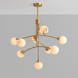 modern-alabaster-globe-chandelier-with-slender-brass-arms-for-luxury-living-room
